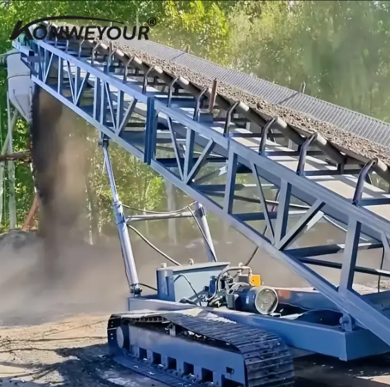 High-Incline Corrugated Sidewall Belt Conveyor-yo