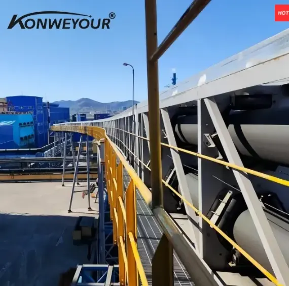 Awọn ti a fi sinu Tubular Belt Conveyor